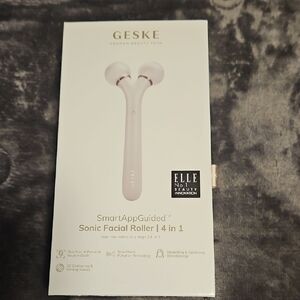 Geske White Sonic Facial Roller 4 In 1